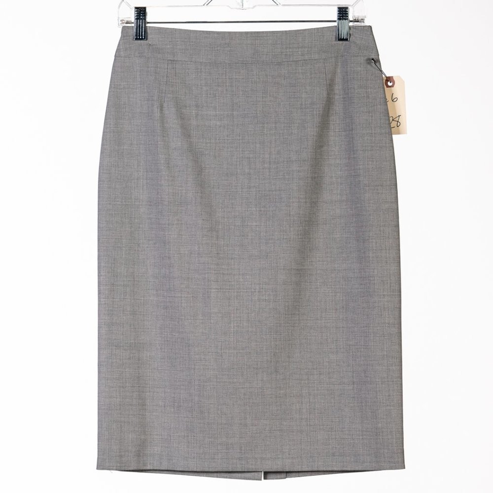 Elie Tahari Gray Pencil Skirt - Size 4